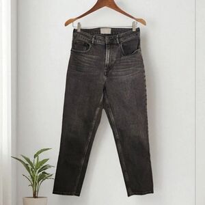 Everlane The Curvy Cheeky Jeans Womens Size 29 Black High Rise Straight Leg